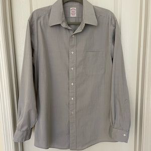 Brooks Brothers Makers Men's Shirt, Light Blue, Sz 17-5, All Cotton